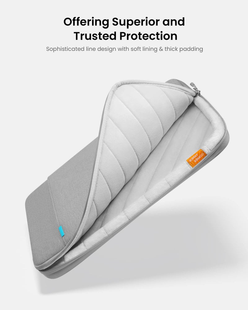 توم توك حافظة كمبيوتر محمول واقية Tomtoc 360 لجهاز MacBook Pro M3/M2/M1 Pro/Max مقاس 14 بوصة A2992 A2918 A2779 A2442 2024-2021 13.8 بوصة كمبيوتر محمول سطحي جديد الإصدار السابع Copilot+ حافظة MacBook مقاومة للماء - Image 4